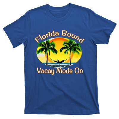 Florida Bound Vacay Mode On Funny Beach Summer Gift T-Shirt