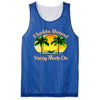 Florida Bound Vacay Mode On Funny Beach Summer Gift Mesh Reversible Basketball Jersey Tank