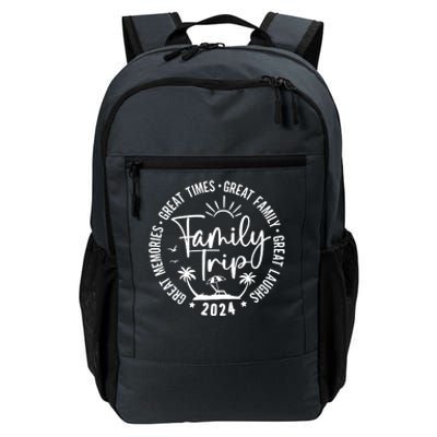 Family Beach Vacation 2024 Matching Daily Commute Backpack