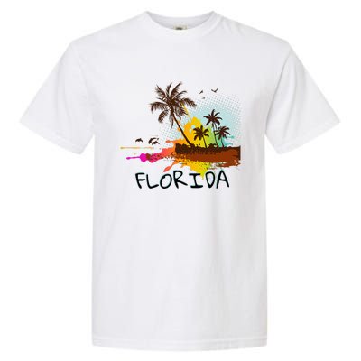 Florida Beach Vacation Ar For Ocean Lovers Garment-Dyed Heavyweight T-Shirt