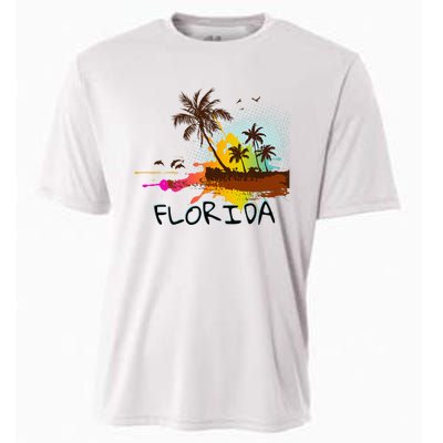 Florida Beach Vacation Ar For Ocean Lovers Cooling Performance Crew T-Shirt