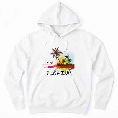 Florida Beach Vacation Ar For Ocean Lovers Hoodie