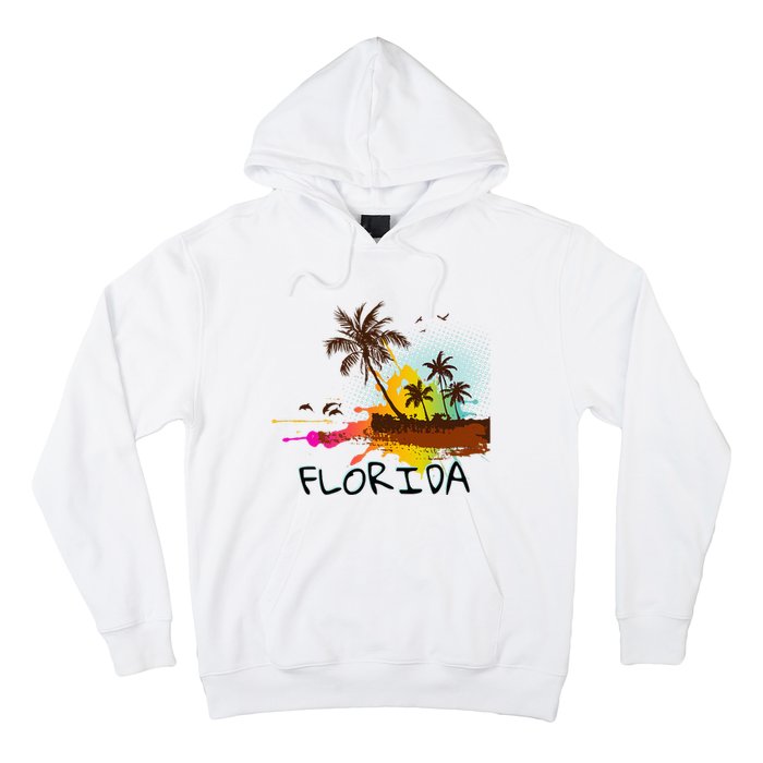 Florida Beach Vacation Ar For Ocean Lovers Hoodie