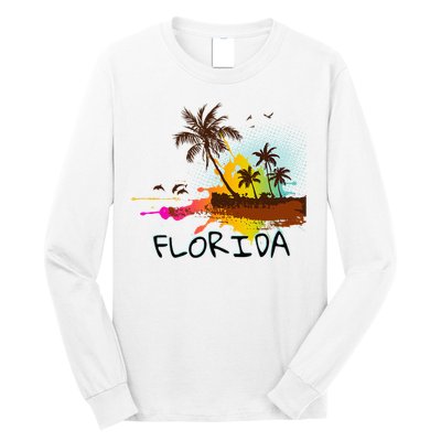 Florida Beach Vacation Ar For Ocean Lovers Long Sleeve Shirt