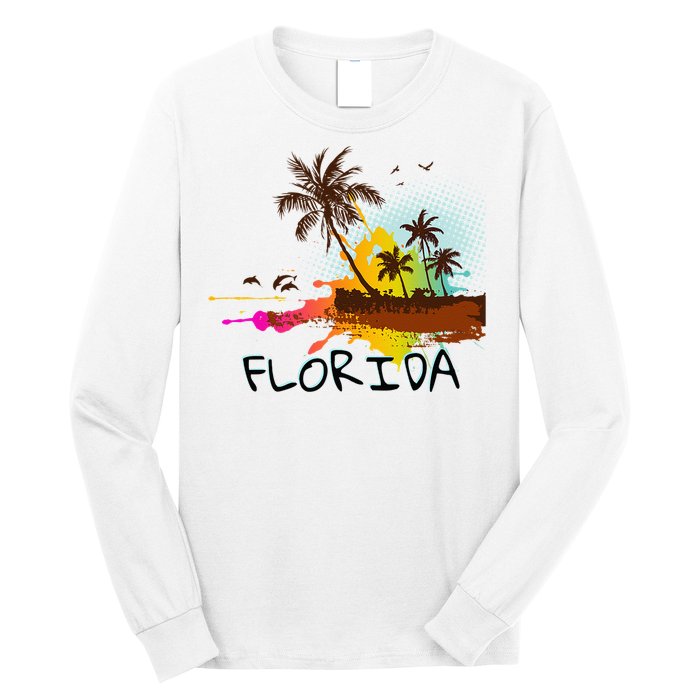 Florida Beach Vacation Ar For Ocean Lovers Long Sleeve Shirt