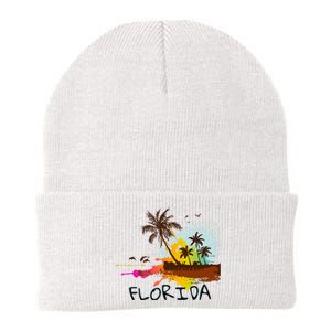 Florida Beach Vacation Ar For Ocean Lovers Knit Cap Winter Beanie