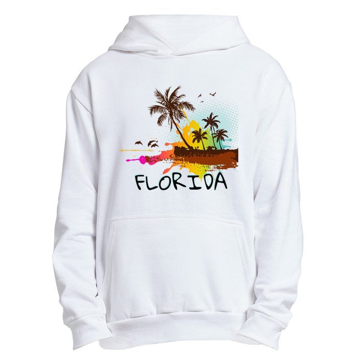 Florida Beach Vacation Ar For Ocean Lovers Urban Pullover Hoodie