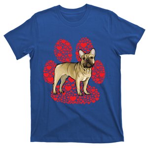 French Bulldog Valentines Day Dog Love Paw Great Gift T-Shirt