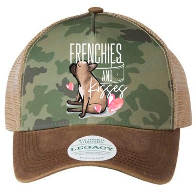 French Bulldog Valentines Day Frenchie Gift Idea Gift Legacy Tie Dye Trucker Hat