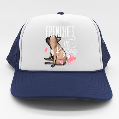 French Bulldog Valentines Day Frenchie Gift Idea Gift Trucker Hat