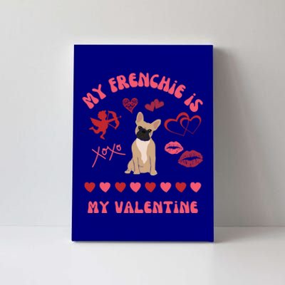 French Bulldog Valentine's Day Dog Fur Mama 'S 'S Gift Canvas