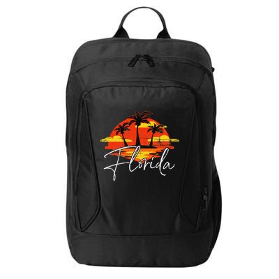 Florida Beach Vacation Art for ocean lovers City Backpack