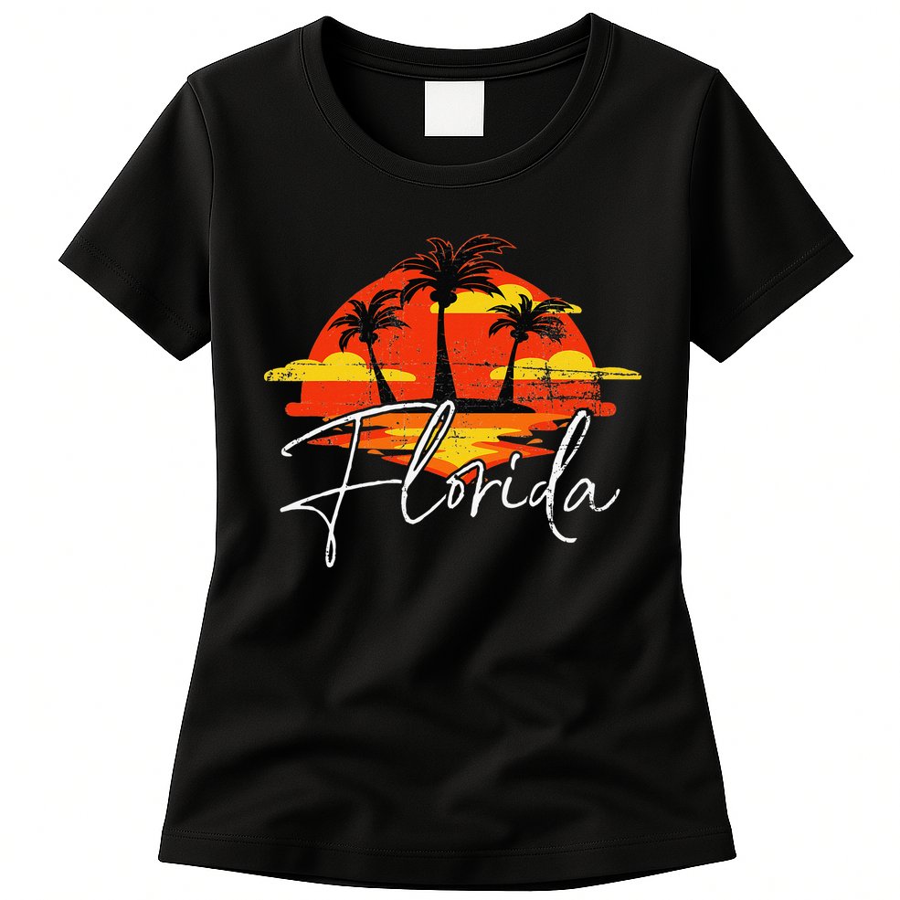 Florida Beach Vacation Art for ocean lovers Womens T-Shirt