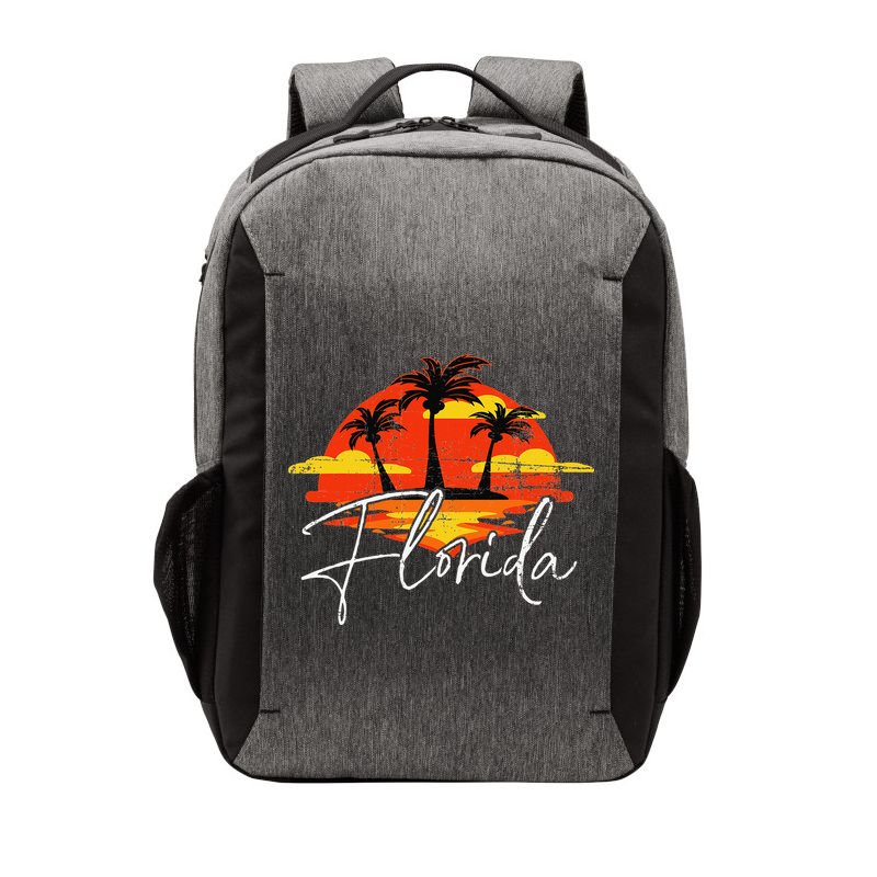 Florida Beach Vacation Art for ocean lovers Vector Backpack