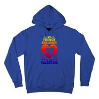 French Bulldog Valentines Day Dog Lover And Meaningful Gift Tall Hoodie