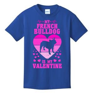 French Bulldog Valentines Day Dog Lover And Gift Kids T-Shirt