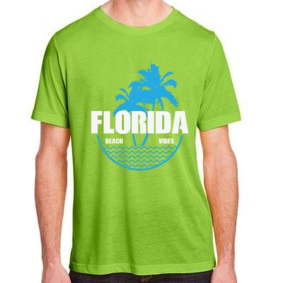 Florida Beach Vibes Usa America Gift Adult ChromaSoft Performance T-Shirt