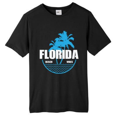 Florida Beach Vibes Usa America Gift Tall Fusion ChromaSoft Performance T-Shirt