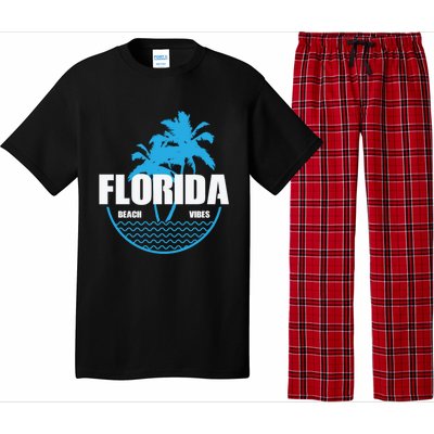 Florida Beach Vibes Usa America Gift Pajama Set