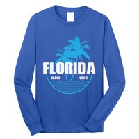 Florida Beach Vibes Usa America Gift Long Sleeve Shirt