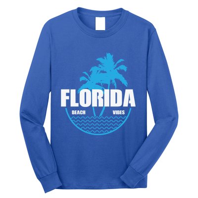 Florida Beach Vibes Usa America Gift Long Sleeve Shirt