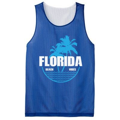 Florida Beach Vibes Usa America Gift Mesh Reversible Basketball Jersey Tank