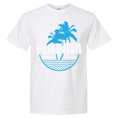 Florida Beach Vibes Usa America Gift Garment-Dyed Heavyweight T-Shirt