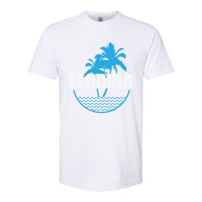 Florida Beach Vibes Usa America Gift Softstyle CVC T-Shirt