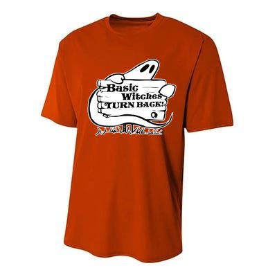 Funny Basic Witch Design Basic Witches Turn Back Gift Performance Sprint T-Shirt