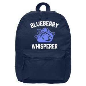 Funny Blueberry Whisperer Blueberry Fruit Funny Blueberry Lover Cute Gift 16 in Basic Backpack