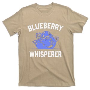 Funny Blueberry Whisperer Blueberry Fruit Funny Blueberry Lover Cute Gift T-Shirt