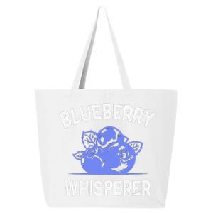 Funny Blueberry Whisperer Blueberry Fruit Funny Blueberry Lover Cute Gift 25L Jumbo Tote