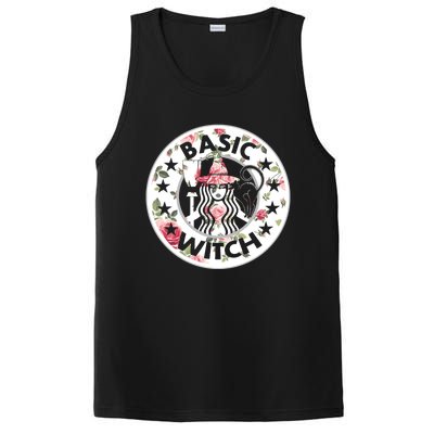 Funny Basic Witch Halloween Gift Witch Flower Gift PosiCharge Competitor Tank