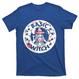 Funny Basic Witch Halloween Gift Witch Flower Gift T-Shirt