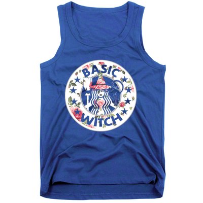 Funny Basic Witch Halloween Gift Witch Flower Gift Tank Top