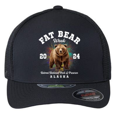 Fat Bear Week 2024 Katmai National Park And Preserve Alaska Flexfit Unipanel Trucker Cap