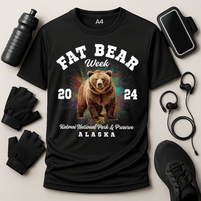 Fat Bear Week 2024 Katmai National Park And Preserve Alaska Cooling Performance Crew T-Shirt