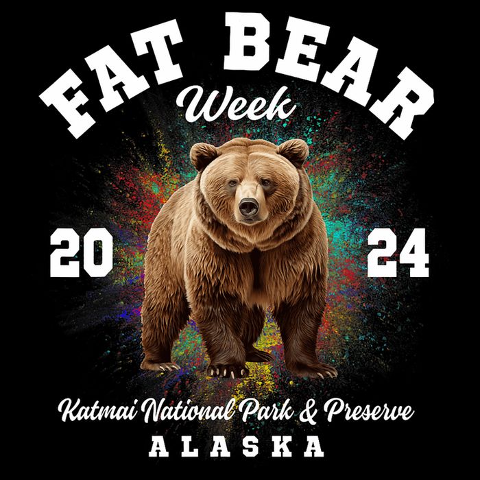 Fat Bear Week 2024 Katmai National Park And Preserve Alaska Cooling Performance Crew T-Shirt