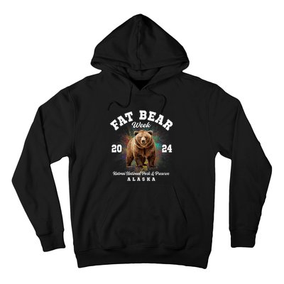 Fat Bear Week 2024 Katmai National Park And Preserve Alaska Hoodie