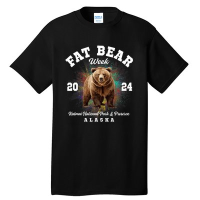 Fat Bear Week 2024 Katmai National Park And Preserve Alaska Tall T-Shirt