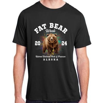 Fat Bear Week 2024 Katmai National Park And Preserve Alaska Adult ChromaSoft Performance T-Shirt