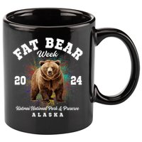 Fat Bear Week 2024 Katmai National Park And Preserve Alaska 11oz C Handle Ceramic Mug