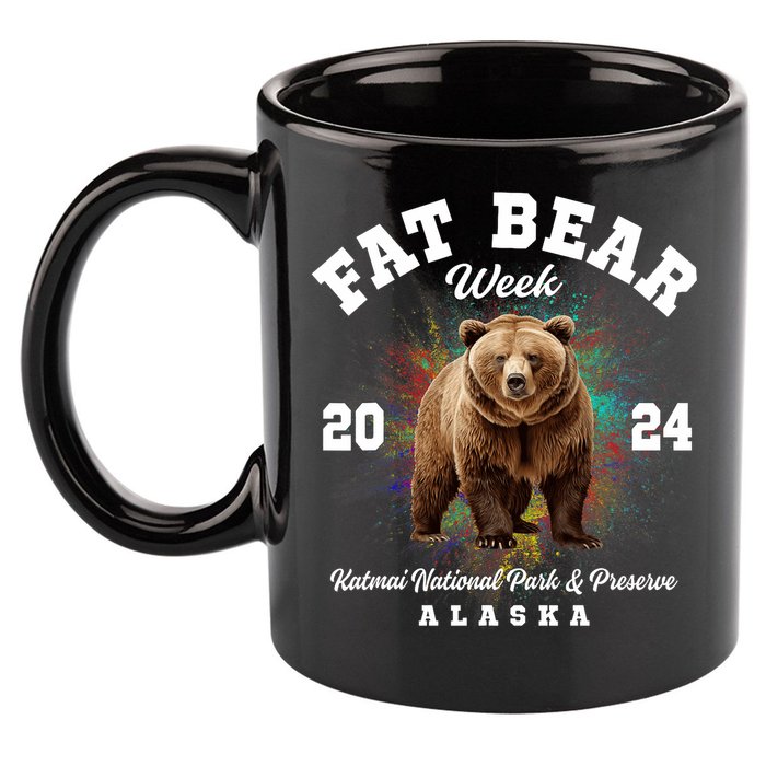 Fat Bear Week 2024 Katmai National Park And Preserve Alaska 11oz C Handle Ceramic Mug