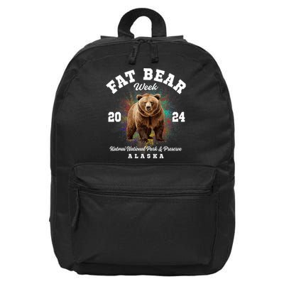 Fat Bear Week 2024 Katmai National Park And Preserve Alaska 16 in Basic Backpack