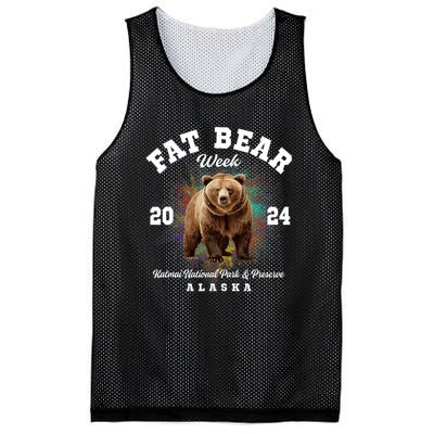 Fat Bear Week 2024 Katmai National Park And Preserve Alaska Mesh Reversible Basketball Jersey Tank