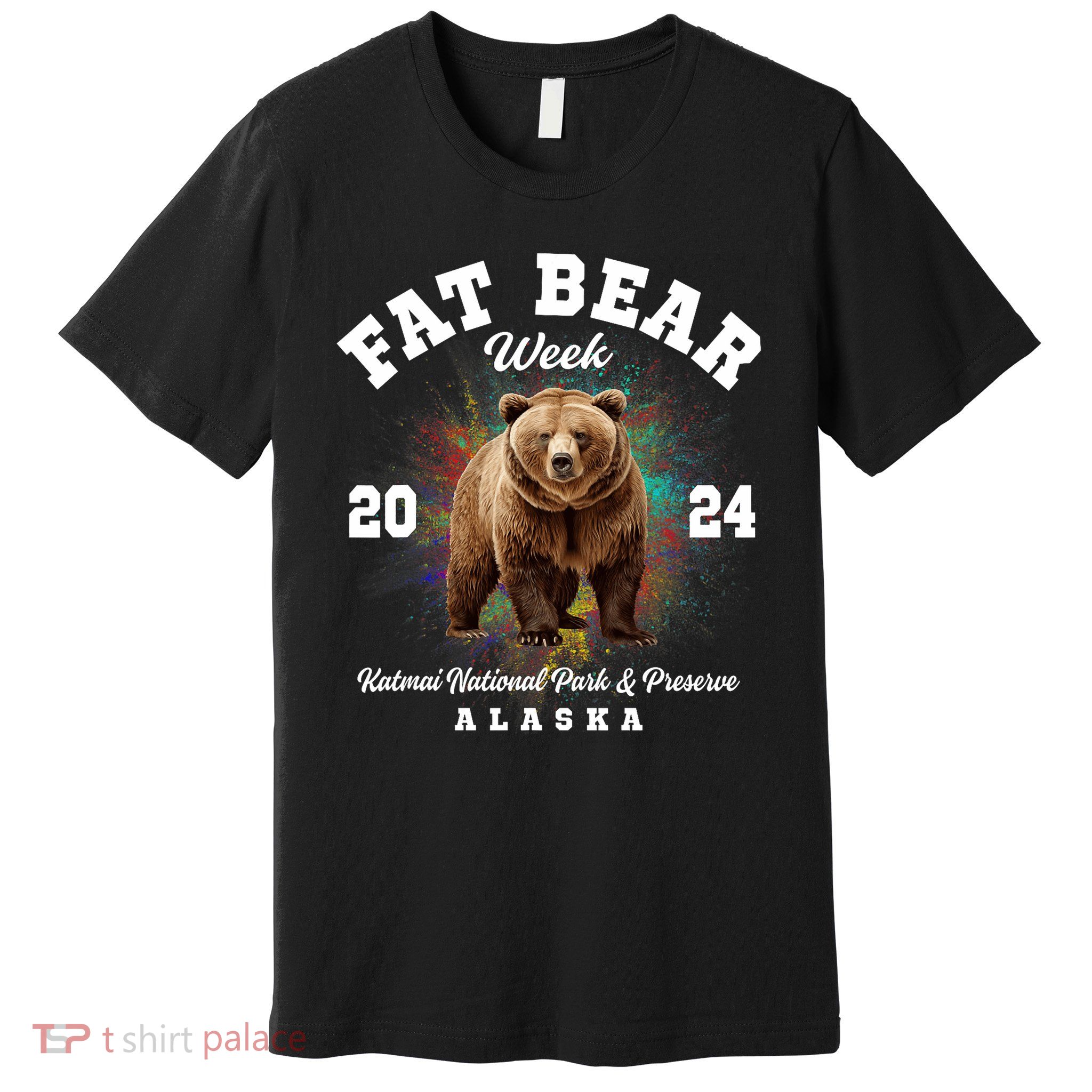 Fat Bear Week 2024 Katmai National Park And Preserve Alaska Premium T-Shirt