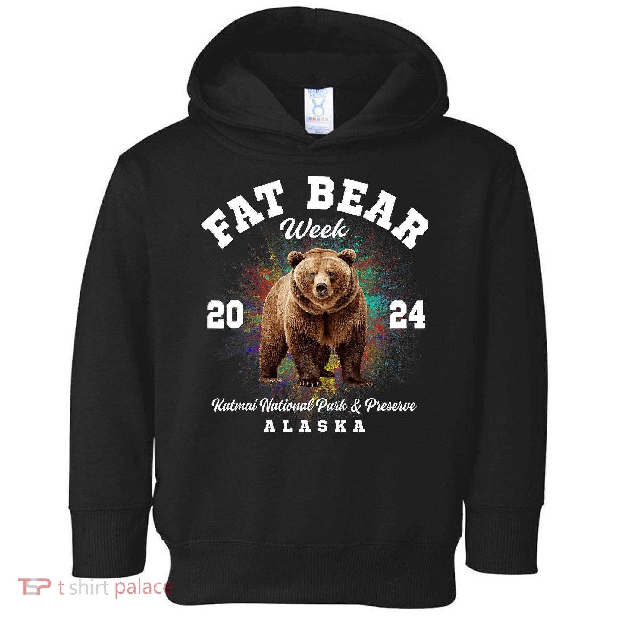 Fat Bear Week 2024 Katmai National Park And Preserve Alaska Toddler Hoodie