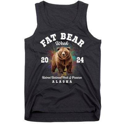 Fat Bear Week 2024 Katmai National Park And Preserve Alaska Tank Top