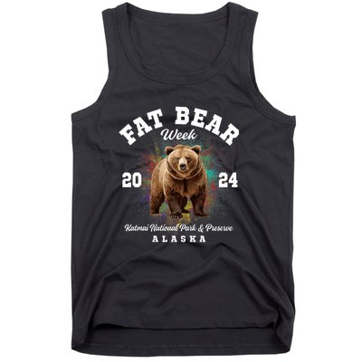 Fat Bear Week 2024 Katmai National Park And Preserve Alaska Tank Top