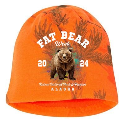 Fat Bear Week 2024 Katmai National Park And Preserve Alaska Kati - Camo Knit Beanie